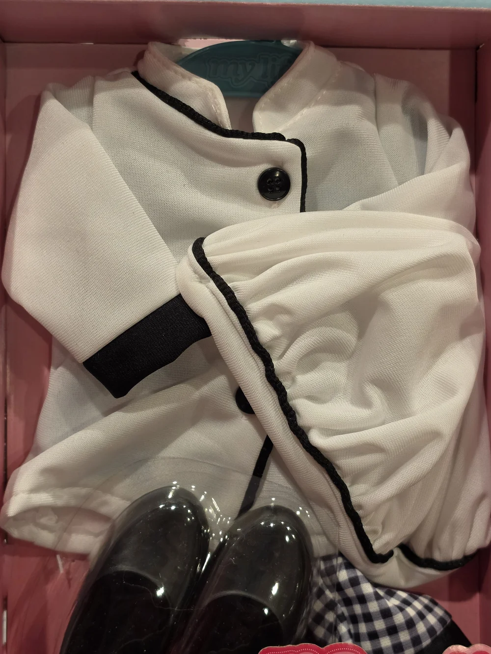 My Life As Chef Outfit Set for 18-Inch Dolls - White & Black